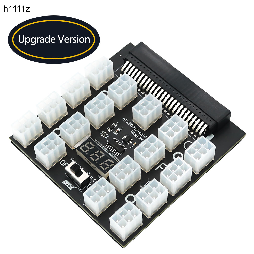 Pci-e 12v 50pin para atx 17x6p - 2000W Atx Mining Power Supply avaliação e preço
