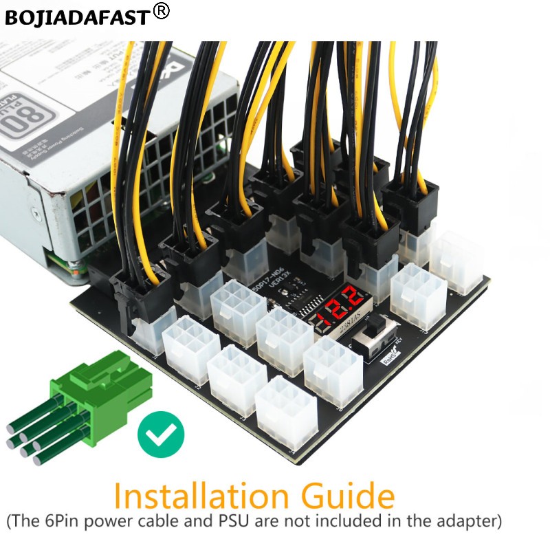 Placa Adaptadora de Fonte de A - 2400W Server Psu Breakout Board avaliação e preço