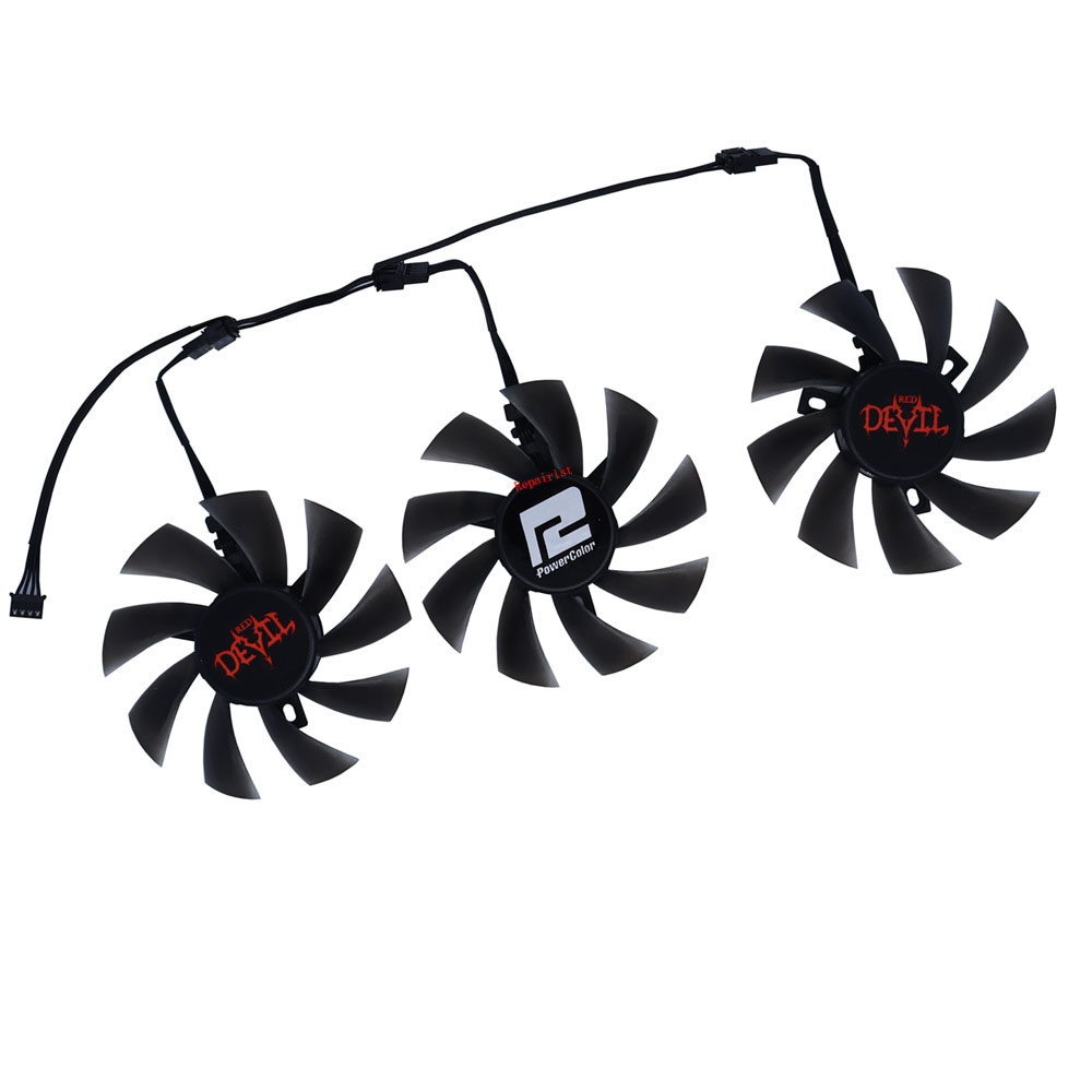 3 pcs/set, DIY T129215BU, vent - Rx 5700 Xt 8Gb Video Card avaliação e preço